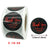 3.8cm Round Black Thank You For Your Order Red Heart Print Sticker 50 Pack - C18-38