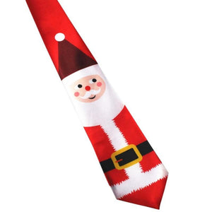 Christmas Tie for Men xmas party outfit costumes accessory