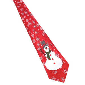 Christmas Tie for Men xmas party outfit costumes accessory