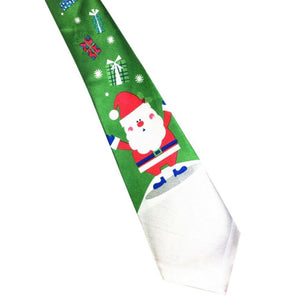 Christmas Tie for Men xmas party outfit costumes accessory