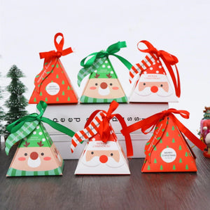 DIY Decorative Pyramid Christmas Gift-Candy Surprise Box - Online Party Supplies