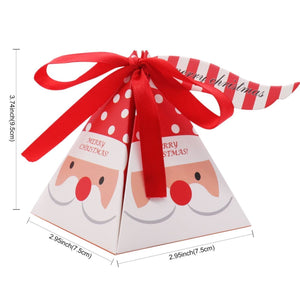 DIY Decorative Pyramid Christmas Gift-Candy Surprise Box - Online Party Supplies