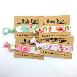 Tropical Floral Hair Tie for flower girls hen party favours bridesmaid gifts