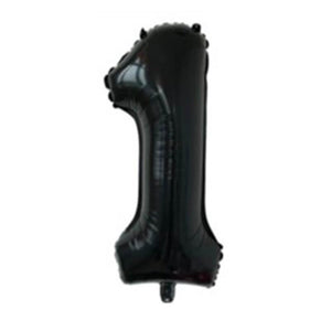 32" Giant Black 0-9 Number Foil Balloons Party Balloons Decorations number 1