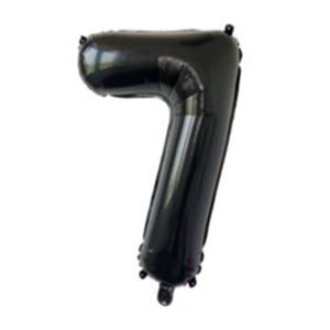 32" Giant Black 0-9 Number Foil Balloons Party Balloons Decorations number 7