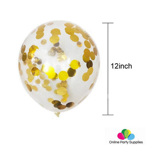 Gold Birthday Number 18 Foil Balloon Bouquet (Pack of 24pcs) - Online Party Supplies