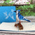Handmade Blue Jay Bird 3D Pop Up Greeting Card