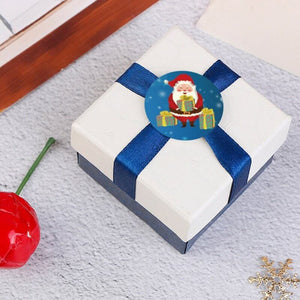 Style F - Round Christmas Stickers For Kids - Christmas Gift Packaging and Wrapping Supplies