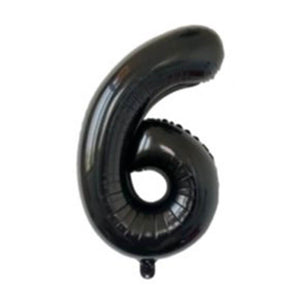 jumbo 40inch Black Number 6 Foil Balloons Party Balloons Decorations