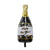 Jumbo Black & White Happy New Year Champagne Bottle Foil Balloon