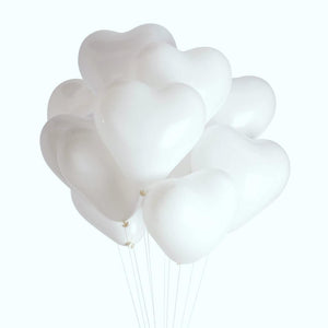 12 Inch Helium Quality White Macaron Candy Latex Balloon Bouquet - Wedding Party Decorations