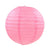 Pink Round Chinese Paper Lantern - 4 Sizes
