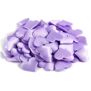 Heart Fabric Confetti Table Scatters - Lilac