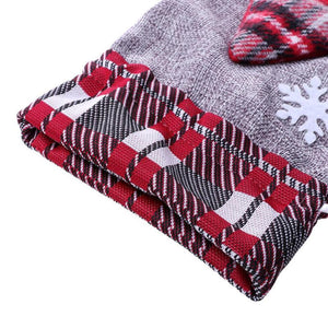 European Style Scandinavian Santa Woodland Santa Claus Christmas Wine Bottle Cover - Online Party Supplies