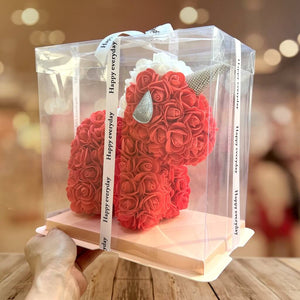 Luxury Everlasting Rose Unicorn with Gift Box - Red