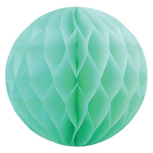 Decorative Mint Green Paper Honeycomb Ball