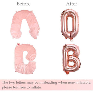 Mother's Day Rose Gold BEST MOM Foil Balloon Bouquet (Pack of 15 pcs) - Online Party Supplies