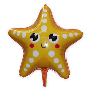 Jumbo Sea Life Animal Shaped Foil Balloon starfish