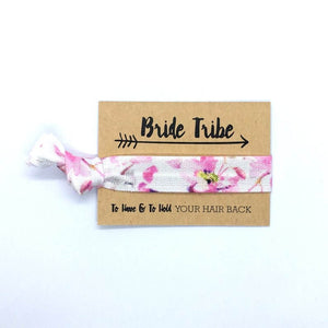 Tropical Floral Hair Tie for flower girls hen party favours bridesmaid gifts