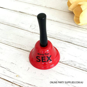 Red Ring for Sex Bell Naughty fun hen party penis bachelorette adults party presents Xmas Gifts for her for him