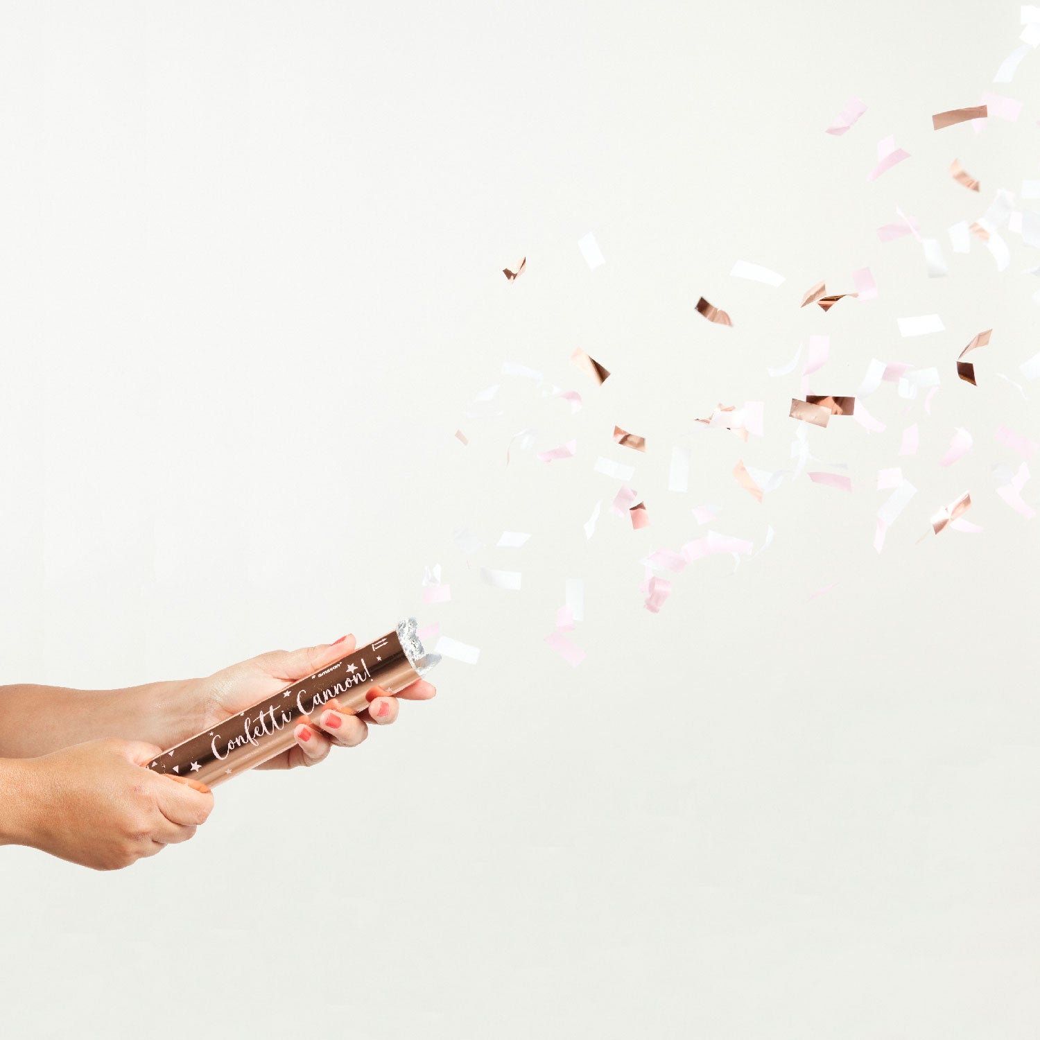 Amscan Rose Gold Confetti Cannon Party Favours