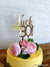 Acrylic Gold Mirror 'Fuck I'm 80!' Birthday Cake Topper - Funny Naughty 80th Eightieth Birthday Party Cake Decorations