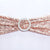 Sparkly Sequin Lycra Chair Sash - Rose Gold