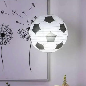 Soccer Ball Rice Paper Lantern