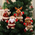 Santa Claus, Snowman, Elk, Bear Christmas Tree Hanging Decorations - Online Party Supplies