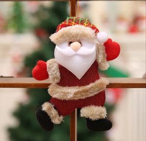 Santa Claus, Snowman, Elk, Bear Christmas Tree Hanging Decorations - Online Party Supplies