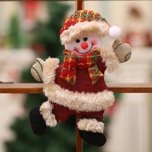 Santa Claus, Snowman, Elk, Bear Christmas Tree Hanging Decorations - Online Party Supplies