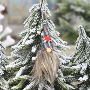 Faceless Christmas Gnome Tree Hanging Ornament