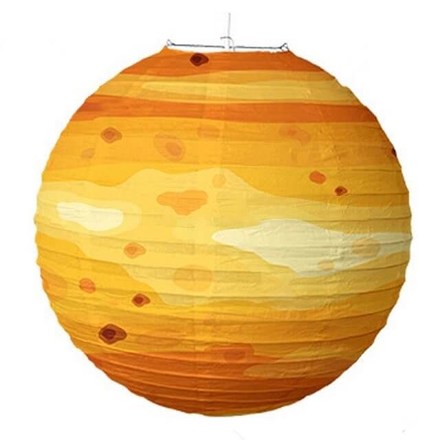 Solar System Rice Paper Lantern - Planet Venus