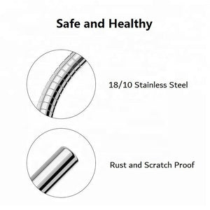 Straight Silver Stainless Steel Drinking Straw 210mm x 6mm - Online Party Supplies