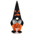 Halloween Wizard Gnome Holding Pumpkin Shelf Sitter