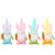 Plush Faceless Easter Bunny Gnome Holding Easter Carrot Shelf Sitter - M