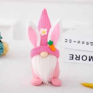 Plush Faceless Scandinavian Easter Bunny Gnome Shelf Sitter - O