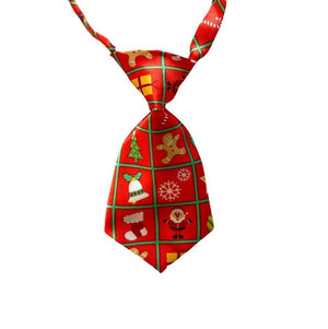 Cute Mini Christmas Neckties for Pets - Xmas Novelty and Costume and Outfit Accessories for Dogs and Cats