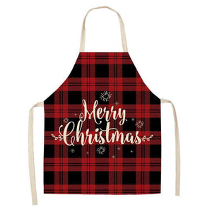 Christmas Apron for Adults - Christmas Kitchen Kitchen Decorating and Xmas Present Ideas for Mum and Wife