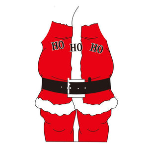 50x70cm ho ho ho santa Fun Red Christmas Apron for Adults - Christmas Gifts for mum wife grandma