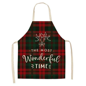 Christmas Apron for Adults - Christmas Kitchen Kitchen Decorating and Xmas Present Ideas for Mum and Wife