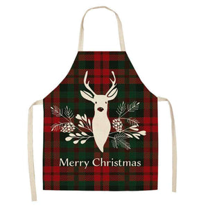 Christmas Apron for Adults - Christmas Kitchen Kitchen Decorating and Xmas Present Ideas for Mum and Wife
