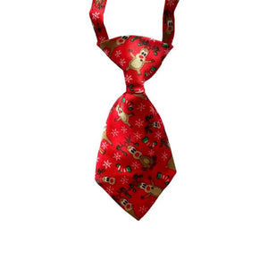 Cute Mini Christmas Neckties for Pets - Xmas Novelty and Costume and Outfit Accessories for Dogs and Cats
