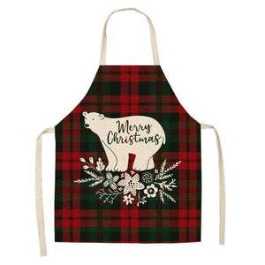 Christmas Apron for Adults - Christmas Kitchen Kitchen Decorating and Xmas Present Ideas for Mum and Wife