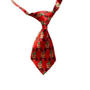 Cute Mini Christmas Neckties for Pets - Xmas Novelty and Costume and Outfit Accessories for Dogs and Cats