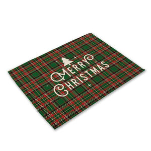 Christmas Table Placemat - 20 Designs - Holiday Tabletop Setting Decorations