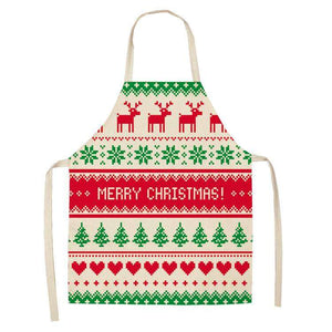 Christmas Apron for Adults - Christmas Kitchen Kitchen Decorating and Xmas Present Ideas for Mum and Wife