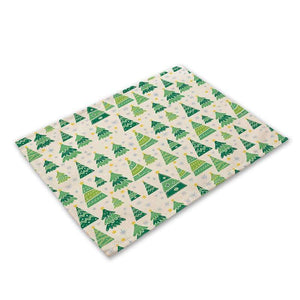 Christmas Table Placemat - 20 Designs - Holiday Tabletop Setting Decorations