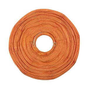 Tangerine Round Chinese Paper Lantern - 4 Sizes