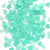 20g 1.5cm Heart Shaped Tissue Paper Confetti Table Scatters - Mint Green